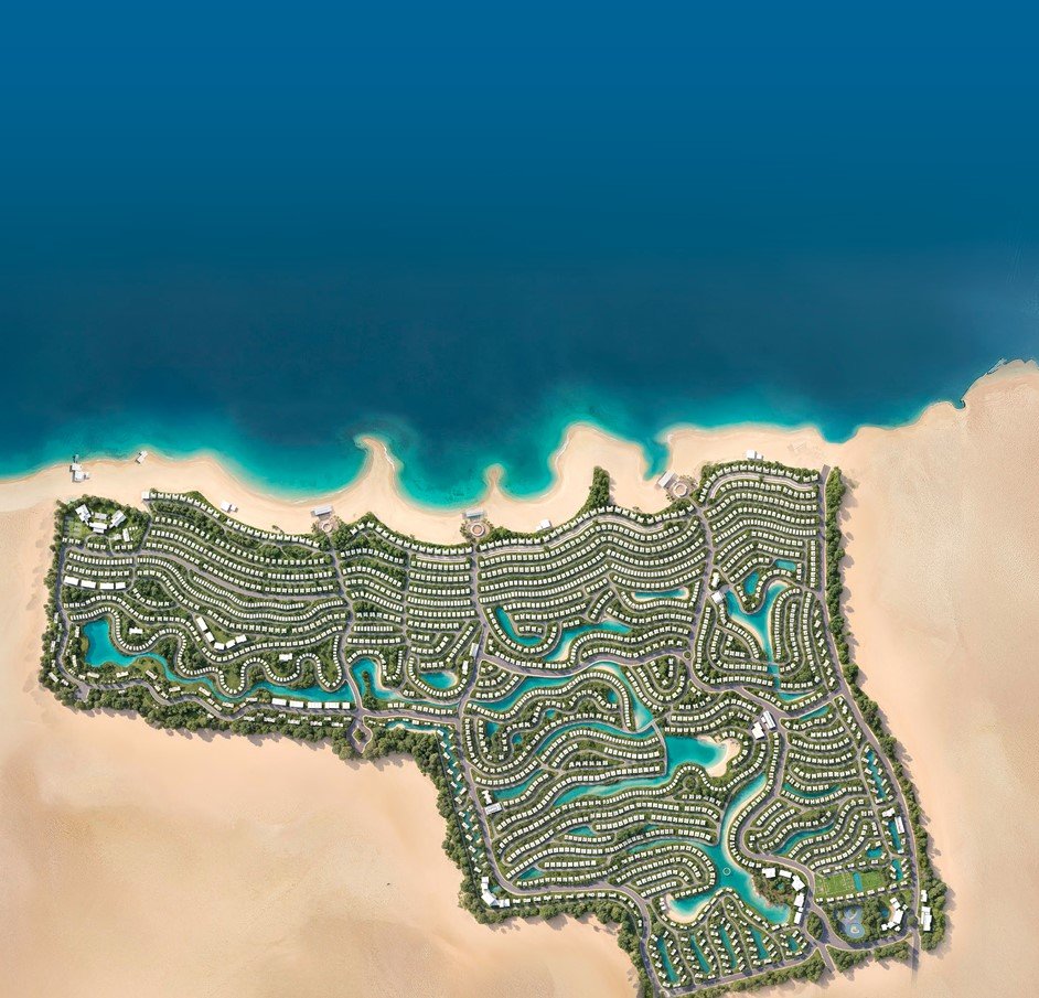 الماستر بلان الخاص بمشروع Hacienda Ras Al Hekma